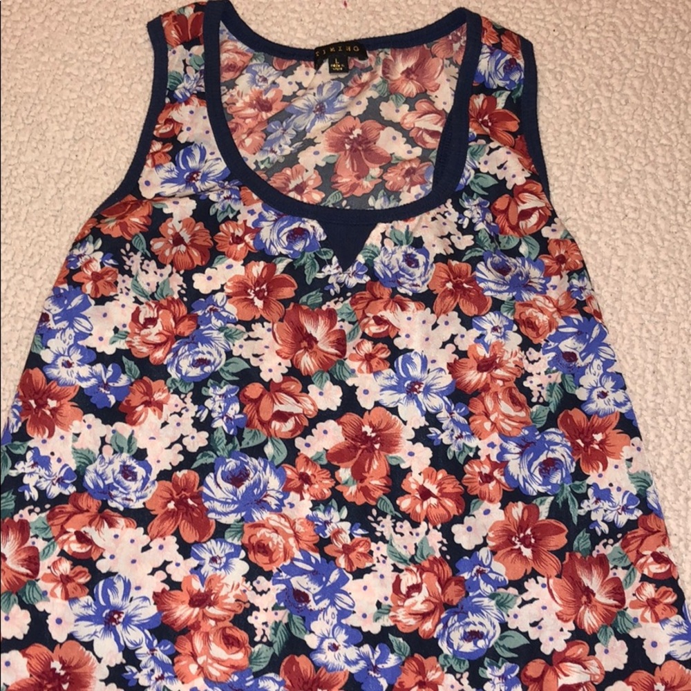 Floral tank top